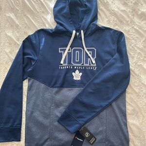 Fanatics Blue Toronto Maple Leafs Hockey Pullover Hoodie